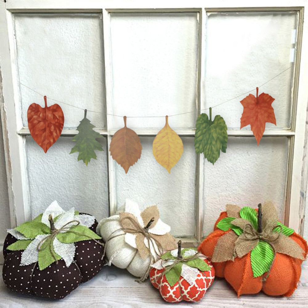 DIY Autumn Falling Leaves Ornaments