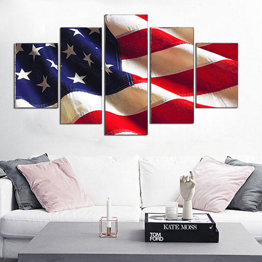DIY American National Flag Diamond Painting (5pcs)
