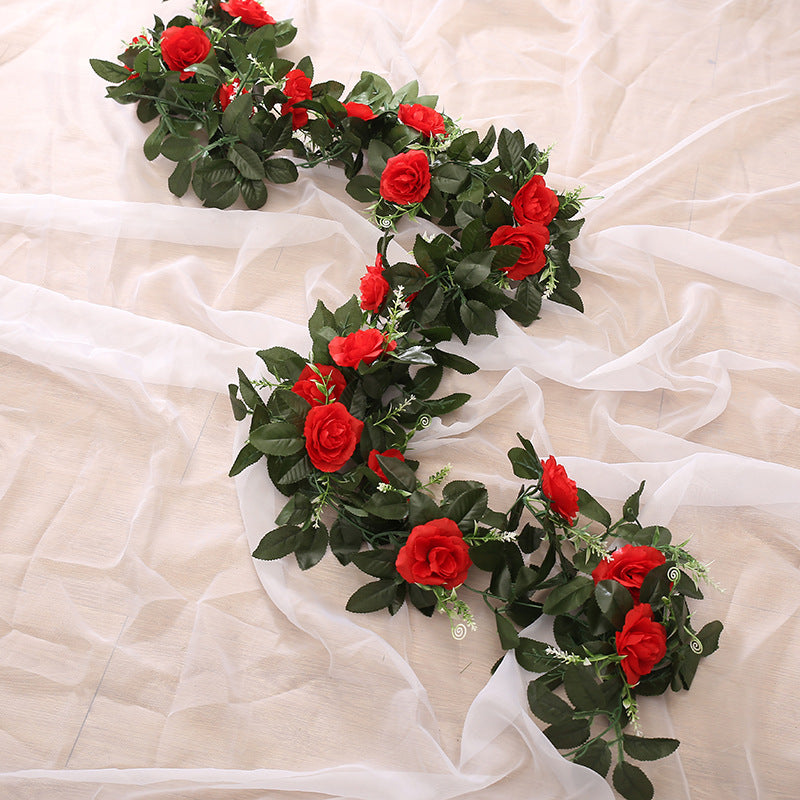 Artificial Rose Vine Hanging Flowers