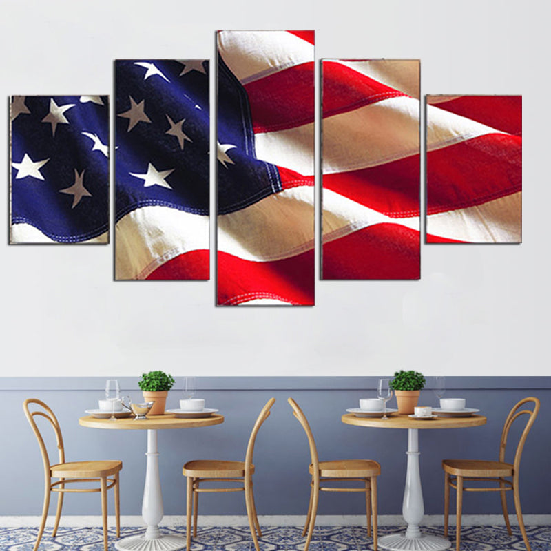 DIY American National Flag Diamond Painting (5pcs)