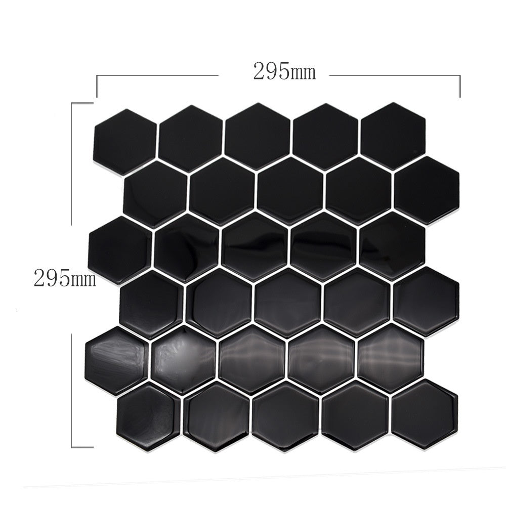 Mini Hexagons Self-adhesive 3D Wallpaper