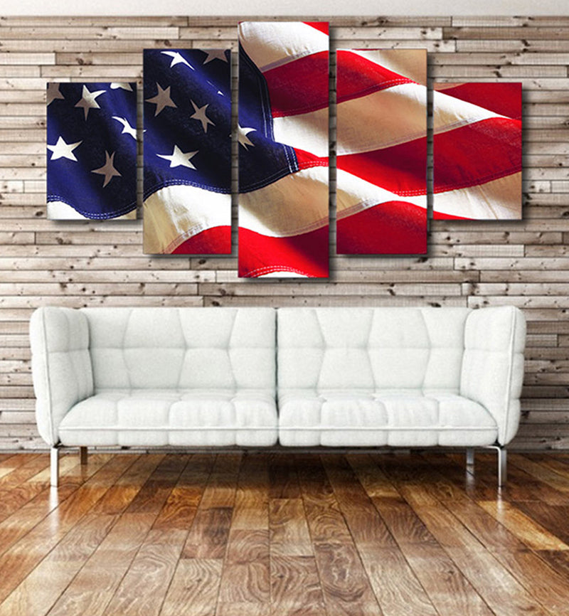 DIY American National Flag Diamond Painting (5pcs)