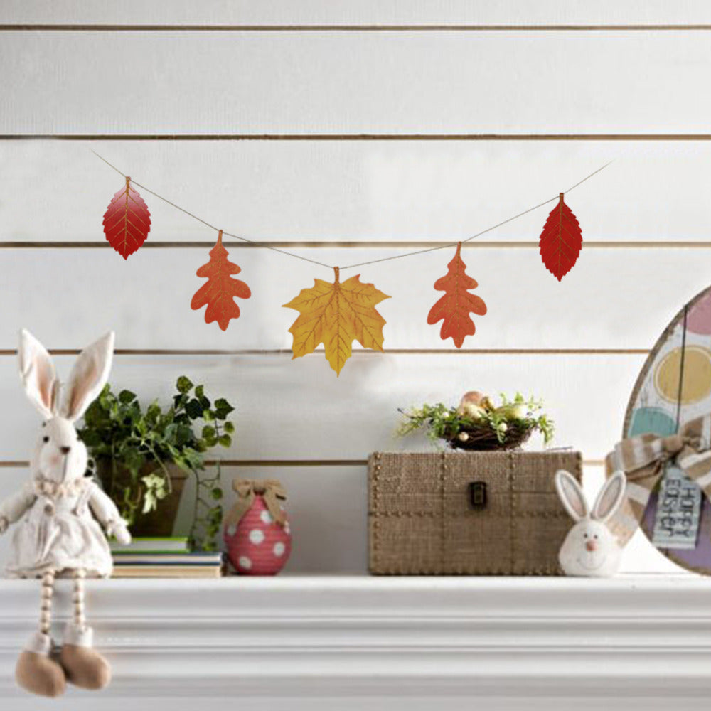 DIY Autumn Falling Leaves Ornaments