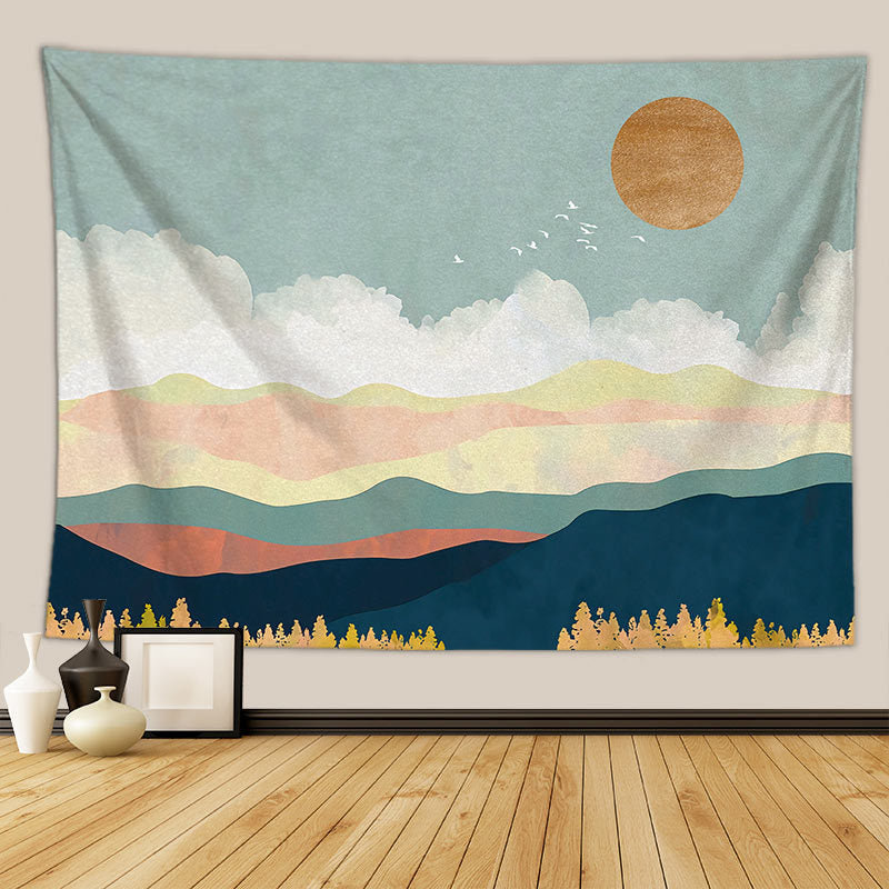 Sunset Mountain Series Tapestry
