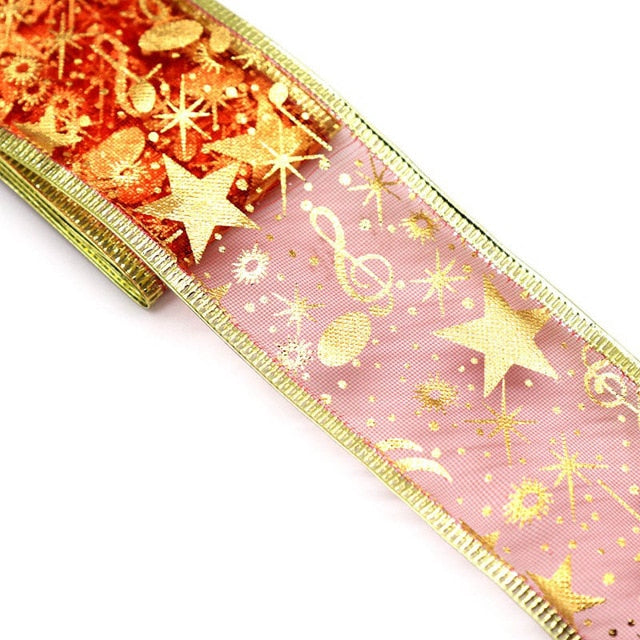 Bronzing Christmas Ribbon