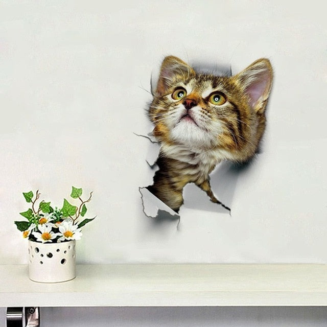 3D Cat Wallpaper