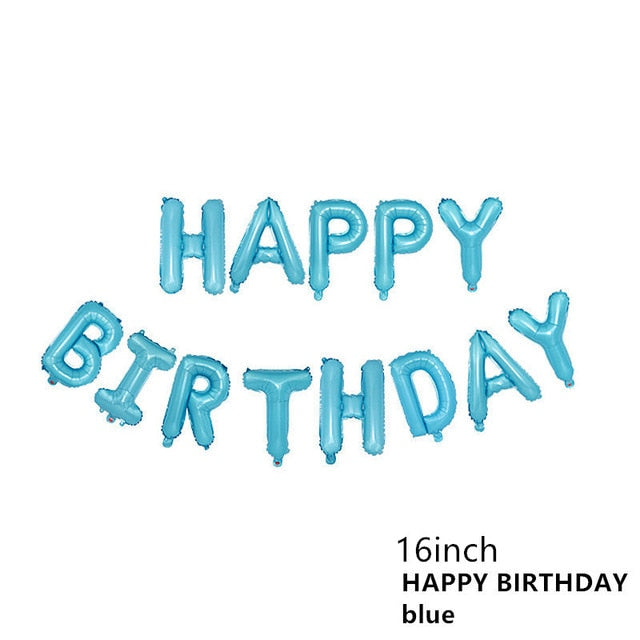 Happy Birthday Letter Refined Aluminium Foil Balloon