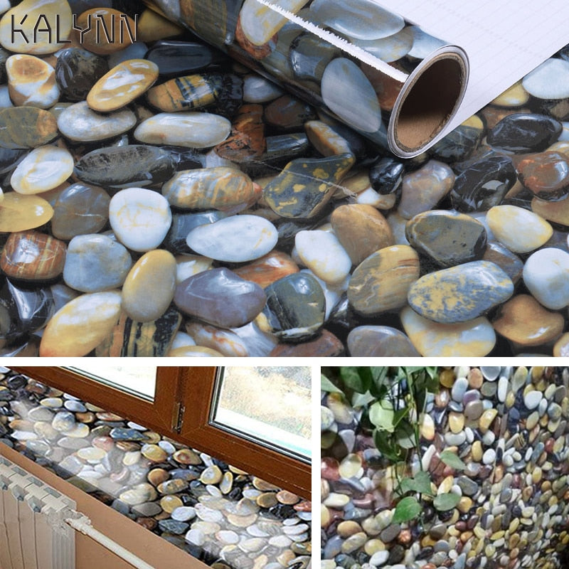 3D Cobblestone Self Adhesive Wallpaper