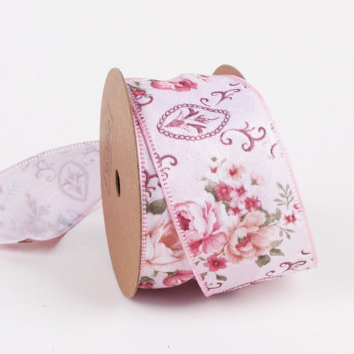 Floral Print Ribbon