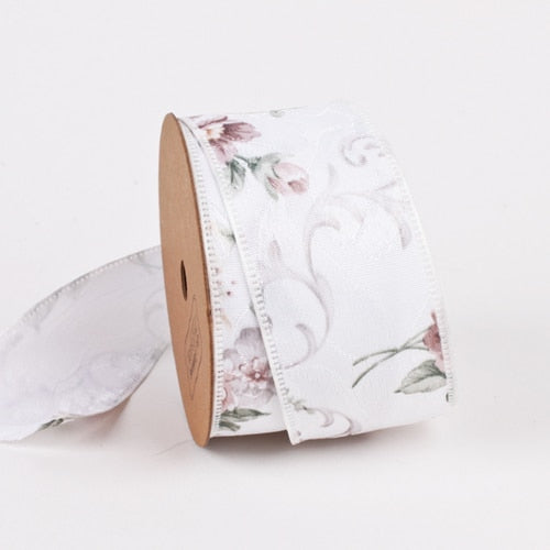 Floral Print Ribbon